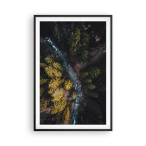 Plagát v čiernom ráme - Rýchlo, stále rýchlejšie - 61x91 cm