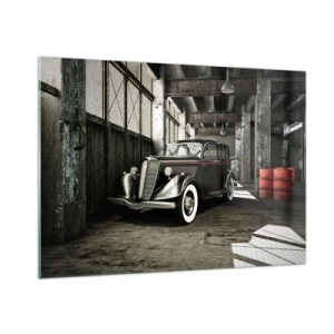 Obraz na skle - Nepominuteľná elegancia 30. rokov - 100x70 cm