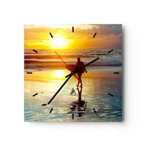 Nástenné hodiny - Návrat bojovníka - 30x30 cm