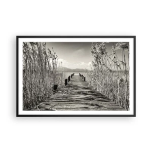 Plagát v čiernom ráme - V ústraní tráv - 91x61 cm