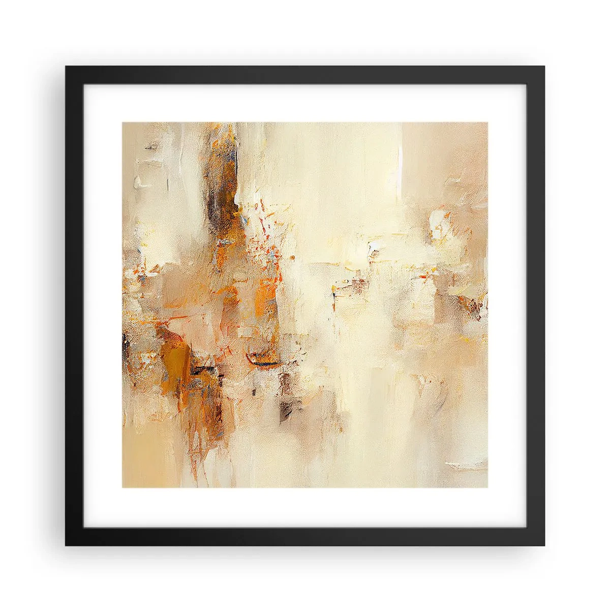 Plagát v čiernom ráme - Duša jantáru - 40x40 cm