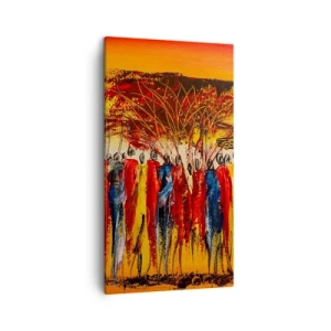 Obraz na plátne - Tam, tam, tam, tam idú - 45x80 cm