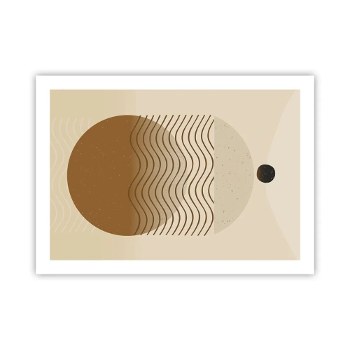 Plagát - O pôvode geometrických obrazcov - 70x50 cm