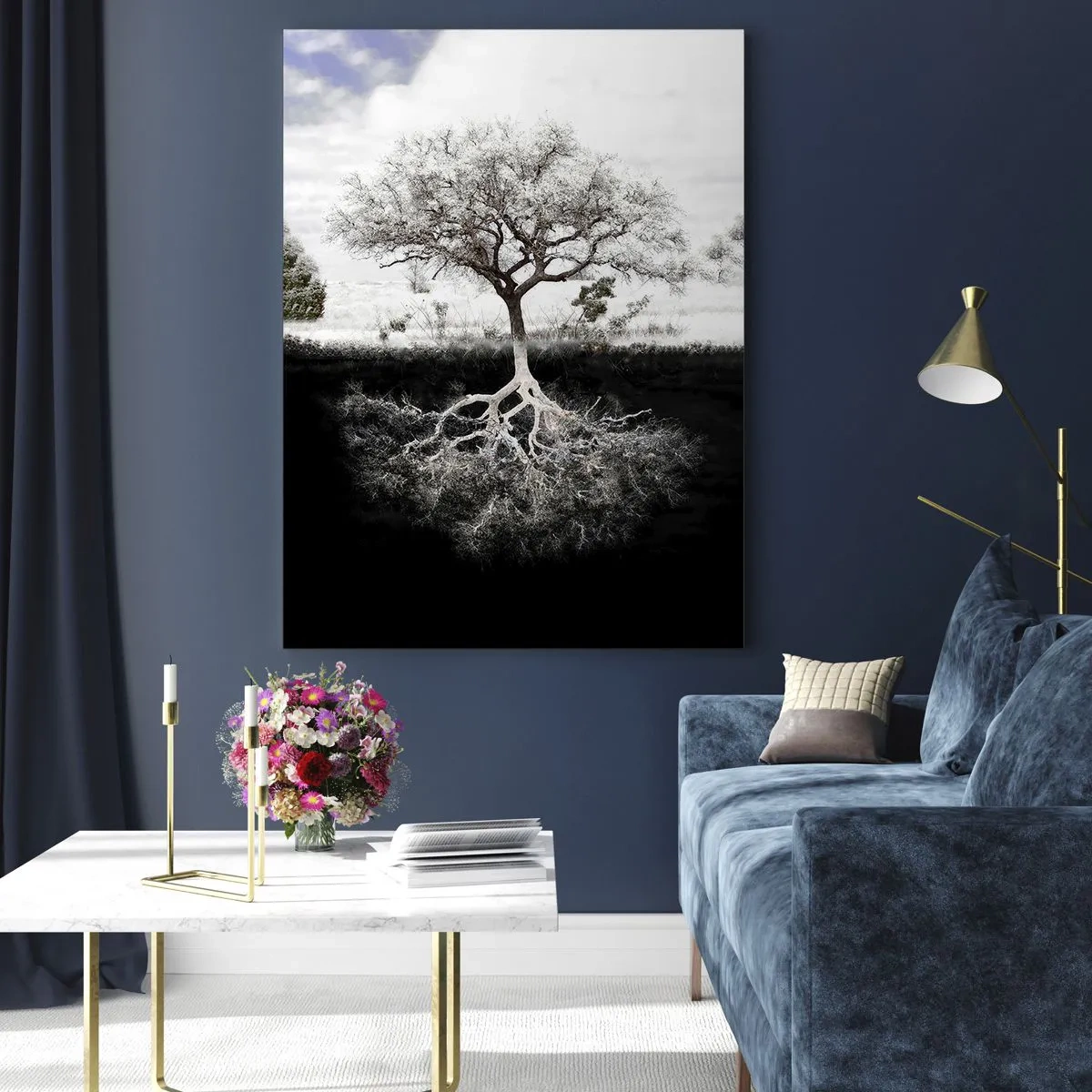 Obraz na skle - Objavenie podstaty sveta - 70x100 cm