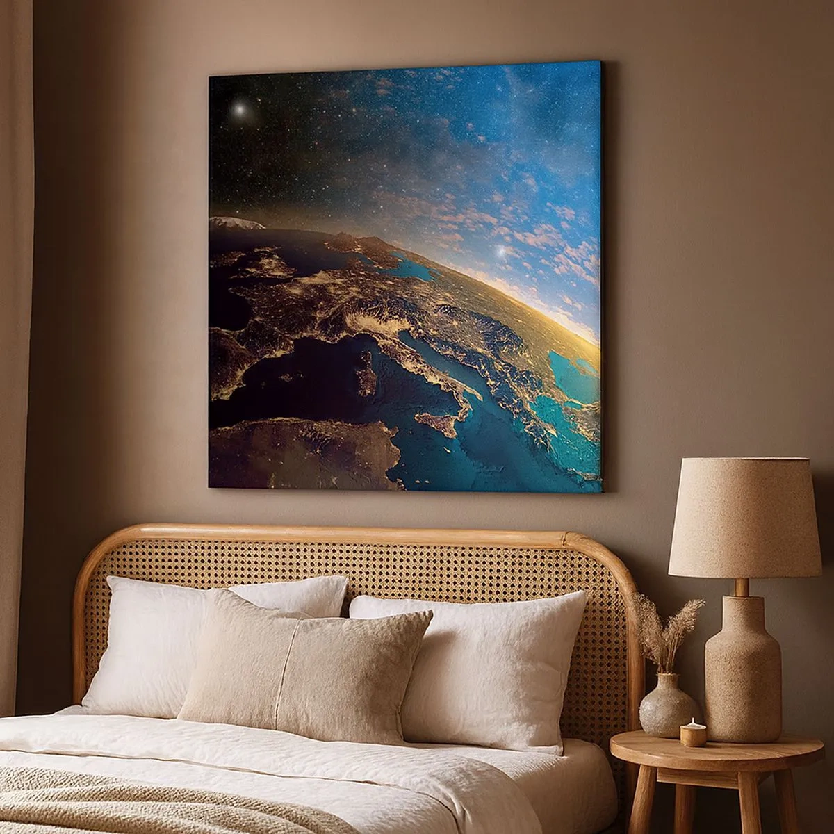 Obraz na plátne - Pozrime sa na seba s odstupom - 30x30 cm