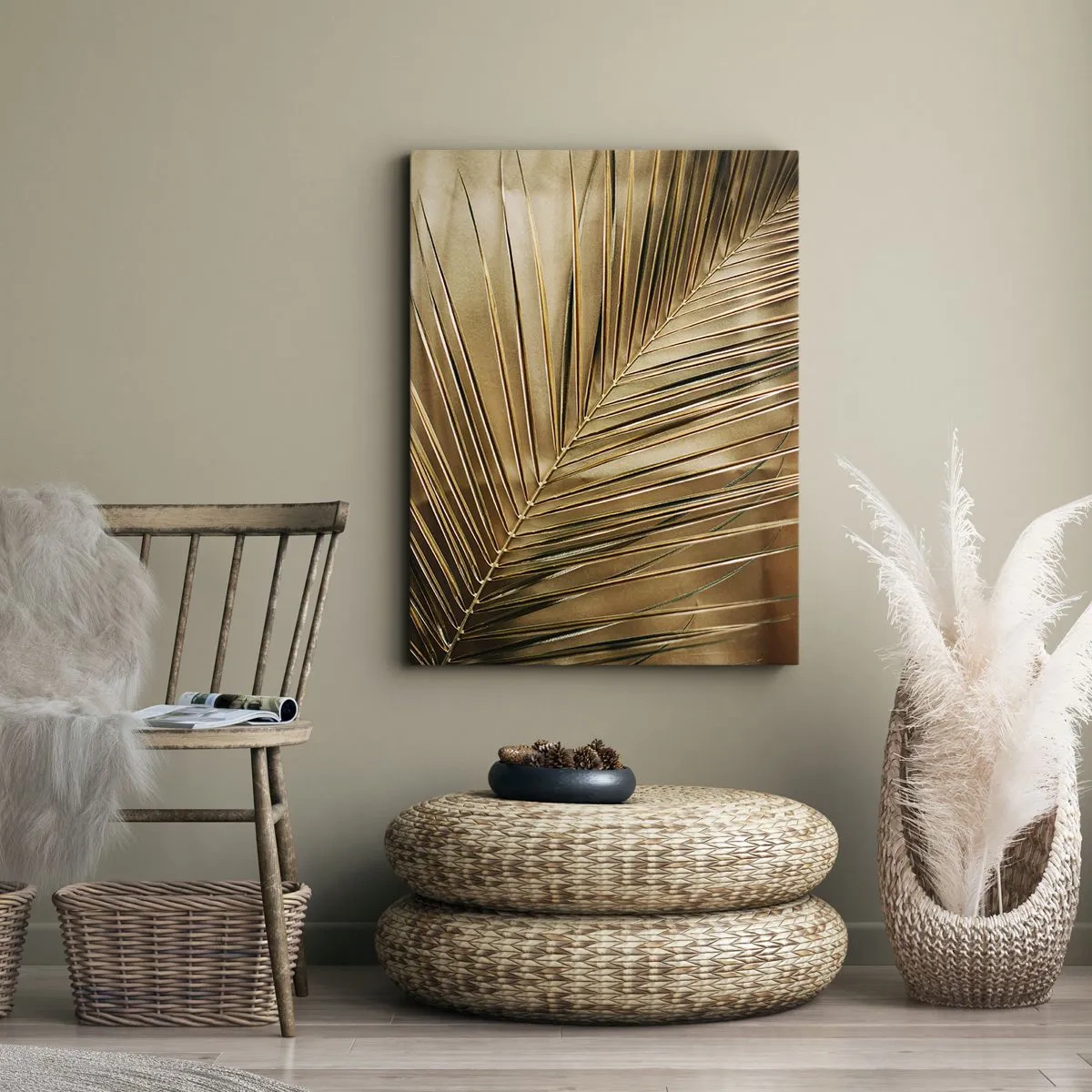 Obraz na plátne - Prírodná kolonáda - 65x120 cm