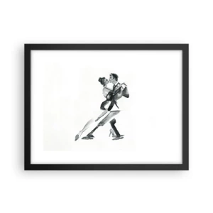 Plagát v čiernom ráme - V jednom rytme - 40x30 cm