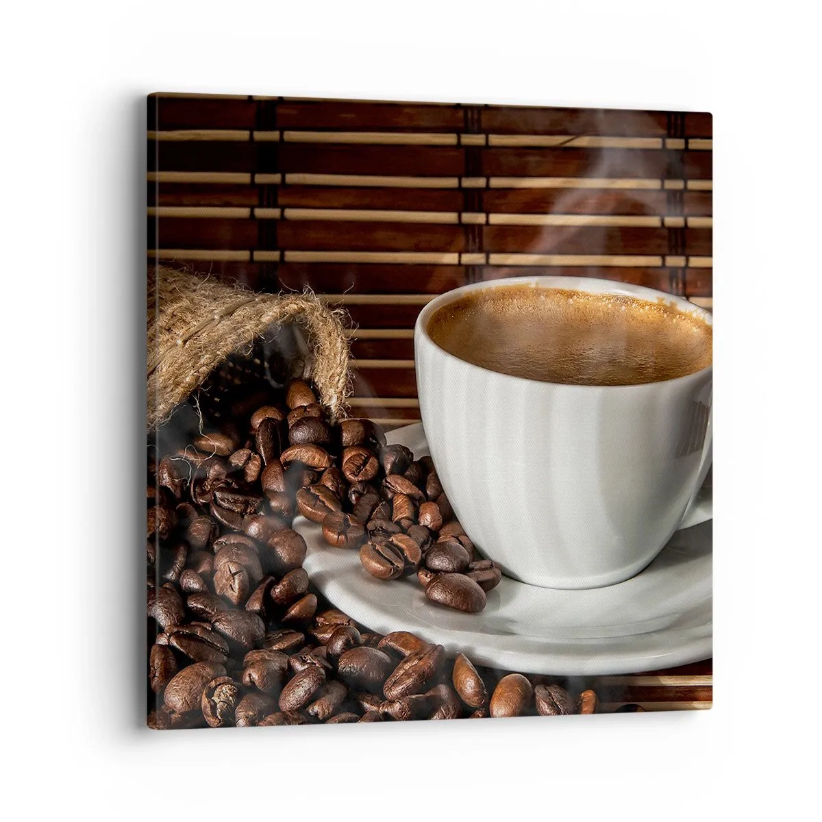 Obraz na plátne - Čiernosť uhlia, priezračnosť jantáru - 40x40 cm