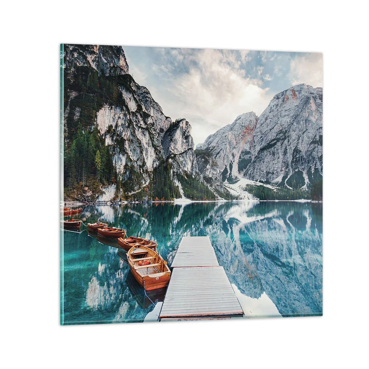 Obraz na skle - Ukážeme vám krásu - 40x40 cm