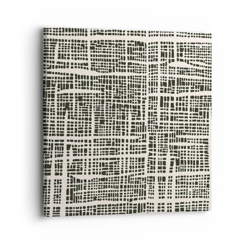 Obraz na plátne - Tkaná kompozícia - 30x30 cm