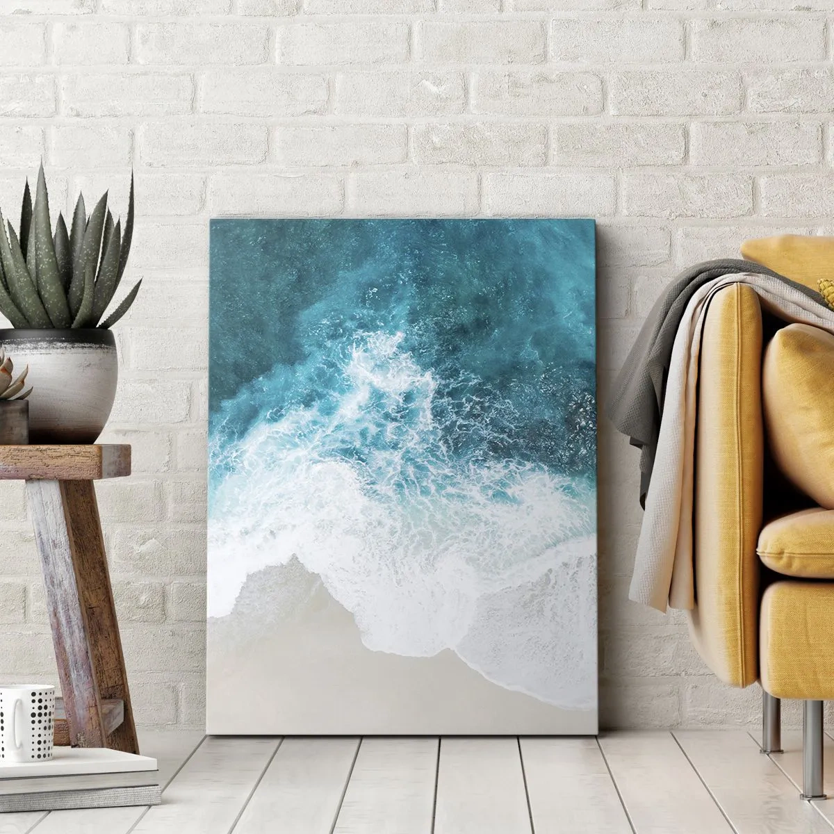 Obraz na plátne - Prirodzené pohladenie - 55x100 cm