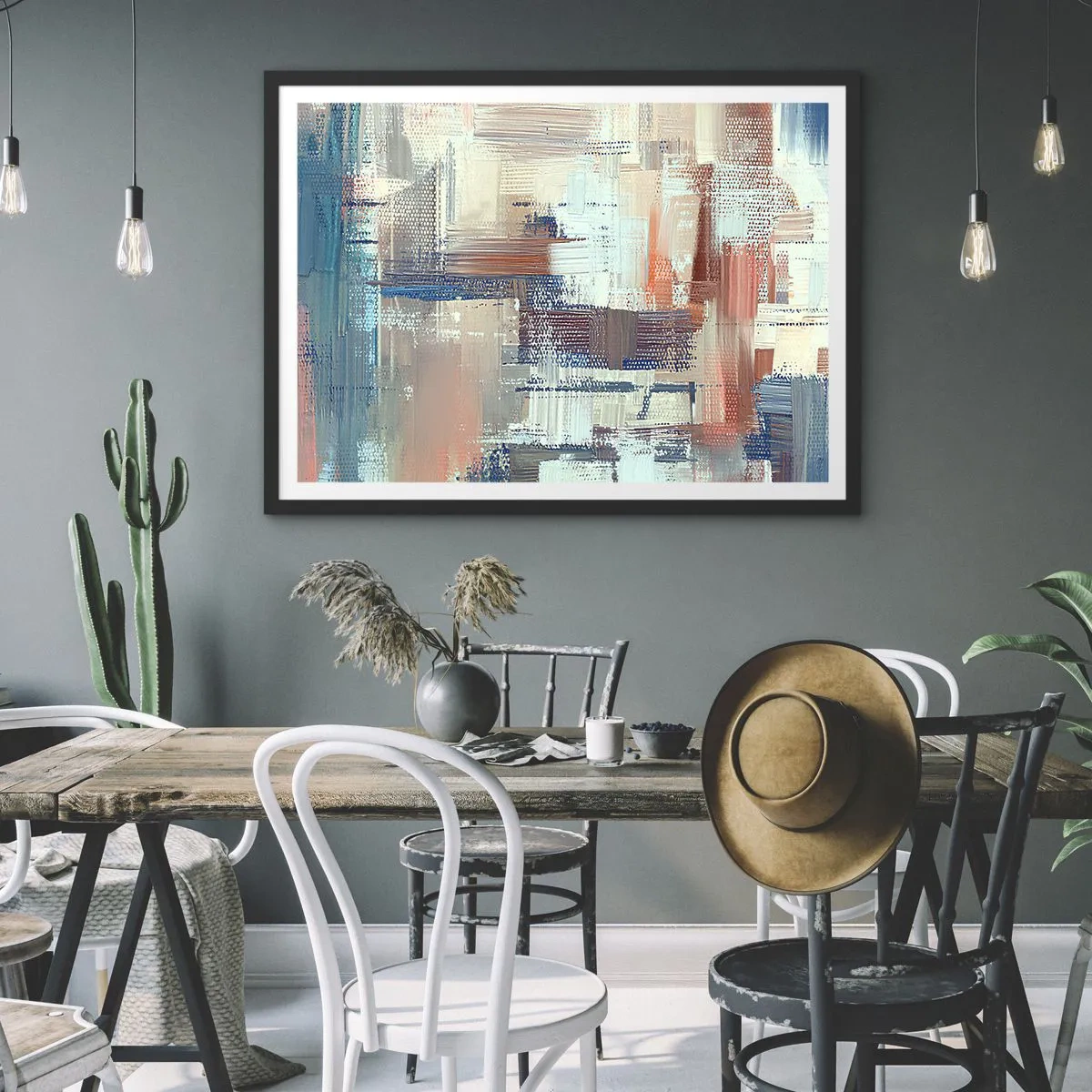 Plagát v čiernom ráme - Dostať sa k svetlu - 100x70 cm