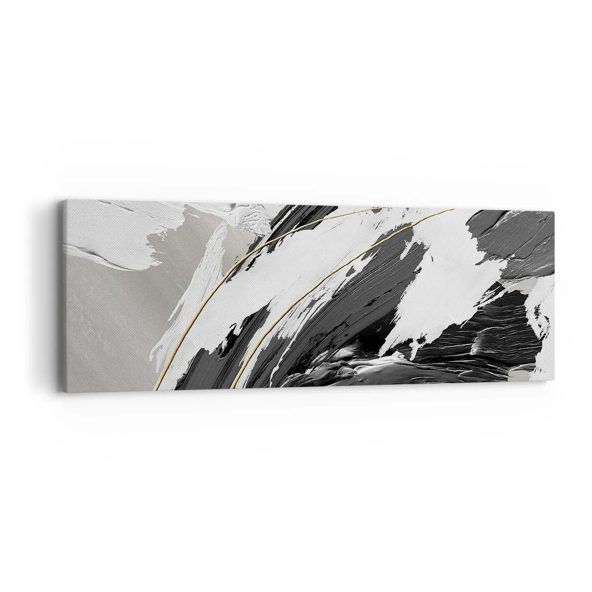 Obraz na plátne - Veľkorysá abstrakcia - 90x30 cm