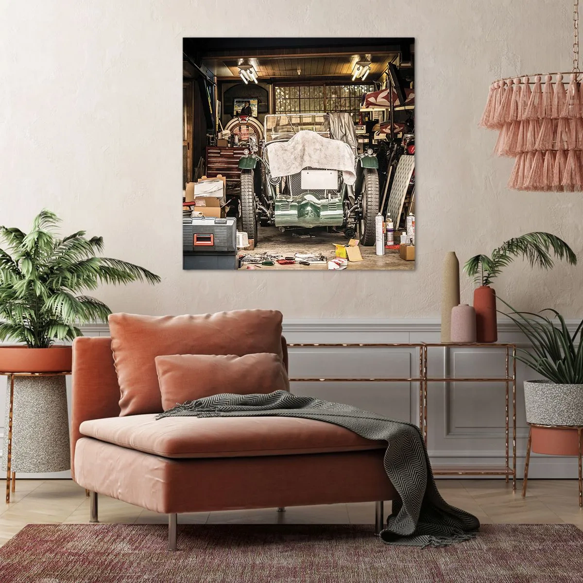 Obraz na plátne - Späť do minulosti - 60x60 cm