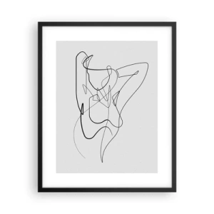 Plagát v čiernom ráme - Ty si záhada… - 40x50 cm