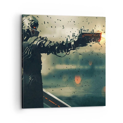 Obraz na plátne - Vražedná zbraň - tvoj vlastný terminátor - 70x70 cm