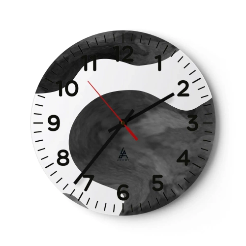 Nástenné hodiny - Mliečna dráha - 30x30 cm