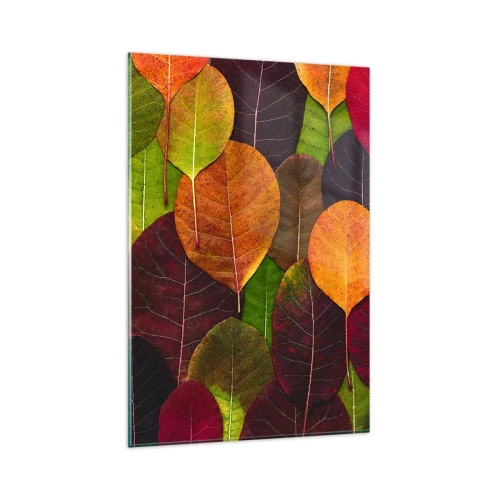 Obraz na skle - Jesenná mozaika - 80x120 cm