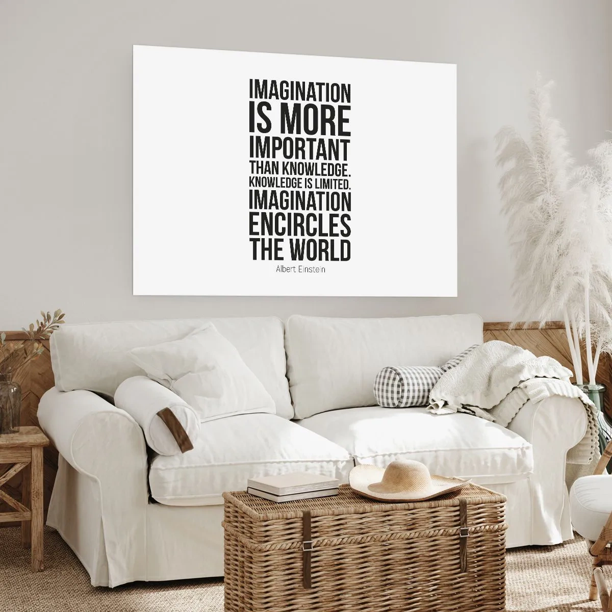 Plagát - Einstein o sile predstavivosti - 100x70 cm