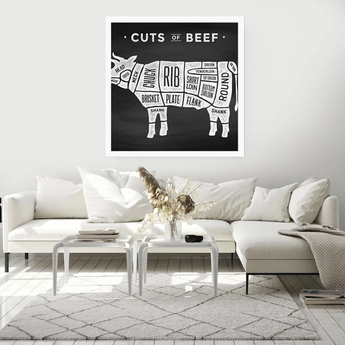 Plagát - Šlabikár mäsiara - 60x60 cm