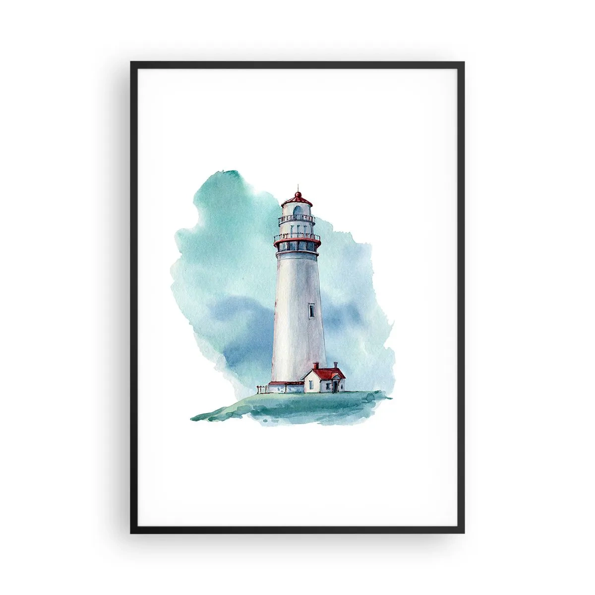 Plagát v čiernom ráme - Nežná sestra blankytu - 70x100 cm