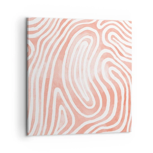 Obraz na plátne - V koralovom labyrinte - 60x60 cm