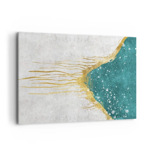 Obraz na plátne - Zlatý príliv - 100x70 cm