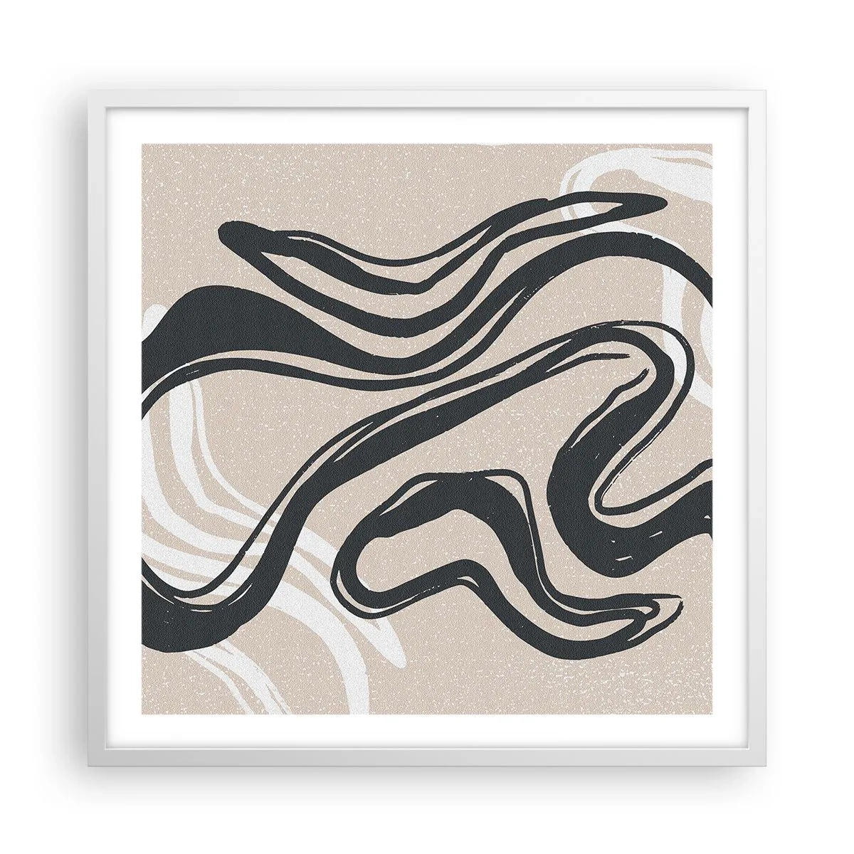 Plagát v bielom ráme - Znásobená expresia - 60x60 cm