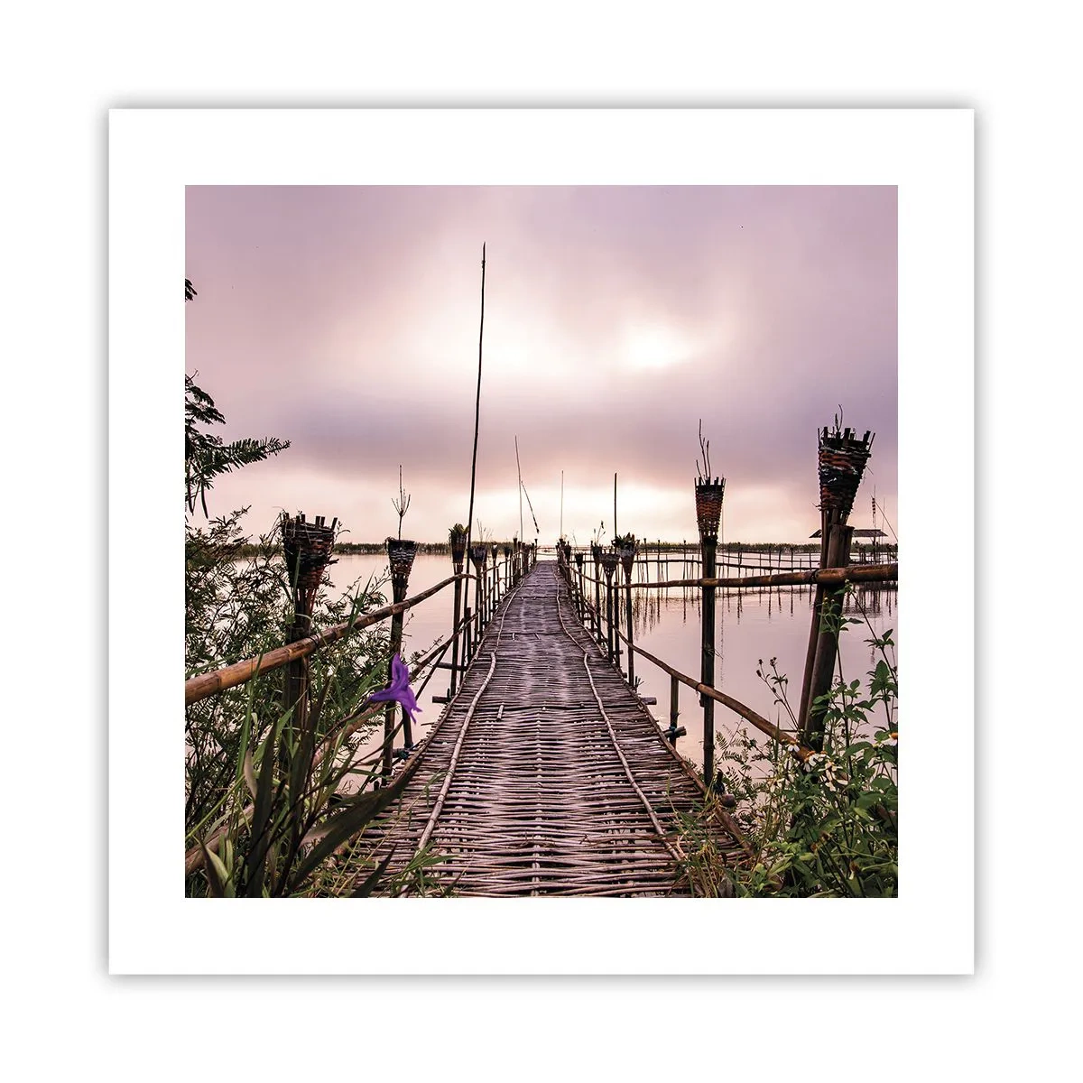 Plagát - Pokoj a pohoda Ázie - 40x40 cm