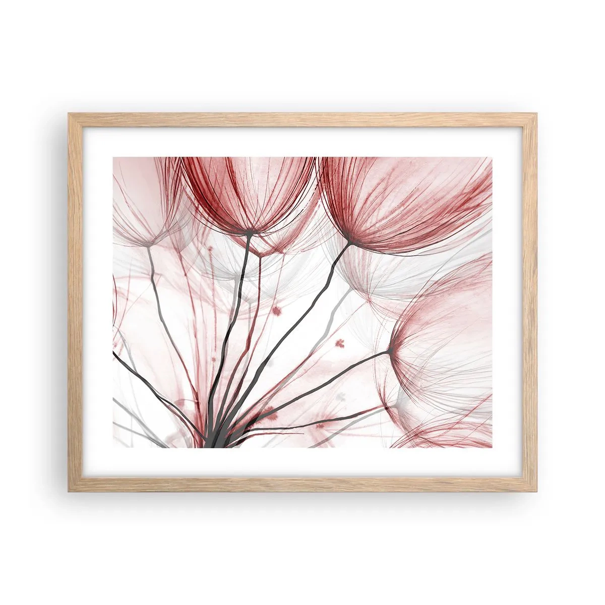 Plagát v ráme zo svetlého duba - Pred odletom - 50x40 cm