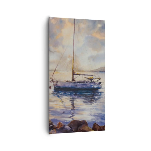 Obraz na plátne - Večer v zátoke - 65x120 cm