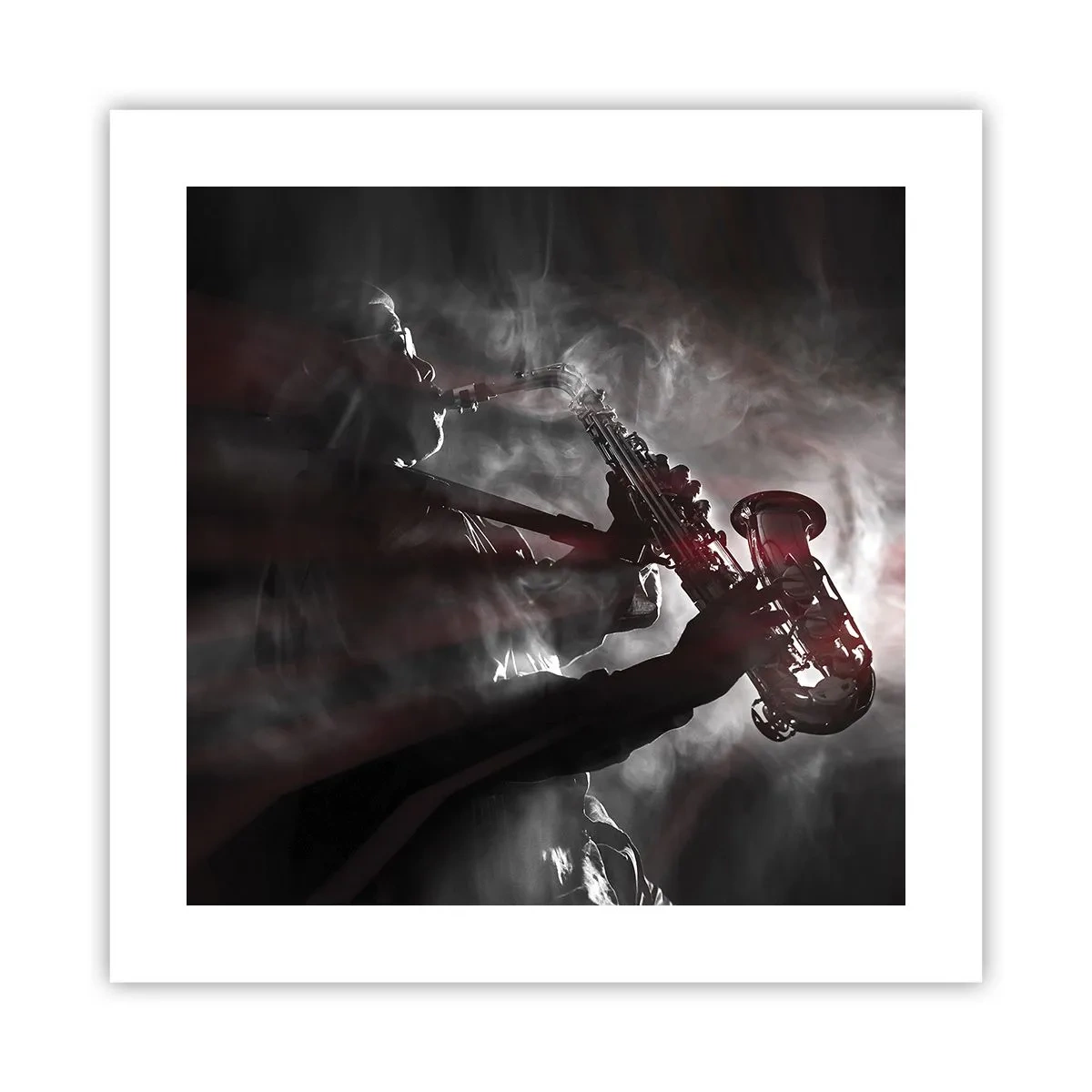 Plagát - V oparoch jazzu - 40x40 cm