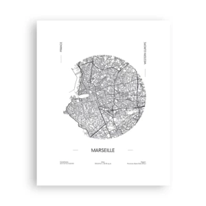 Plagát - Anatómia Marseille - 40x50 cm