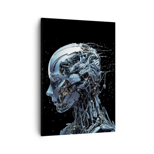 Obraz na plátne - Technológia je žena - 50x70 cm