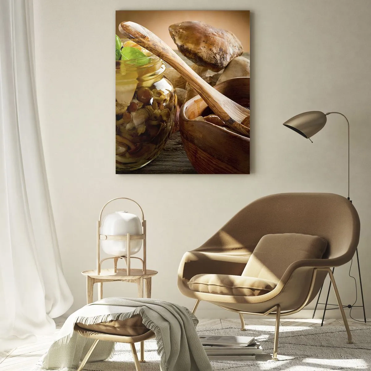 Obraz na skle - Či už čerstvý alebo solený, alebo jesenný… - 50x70 cm