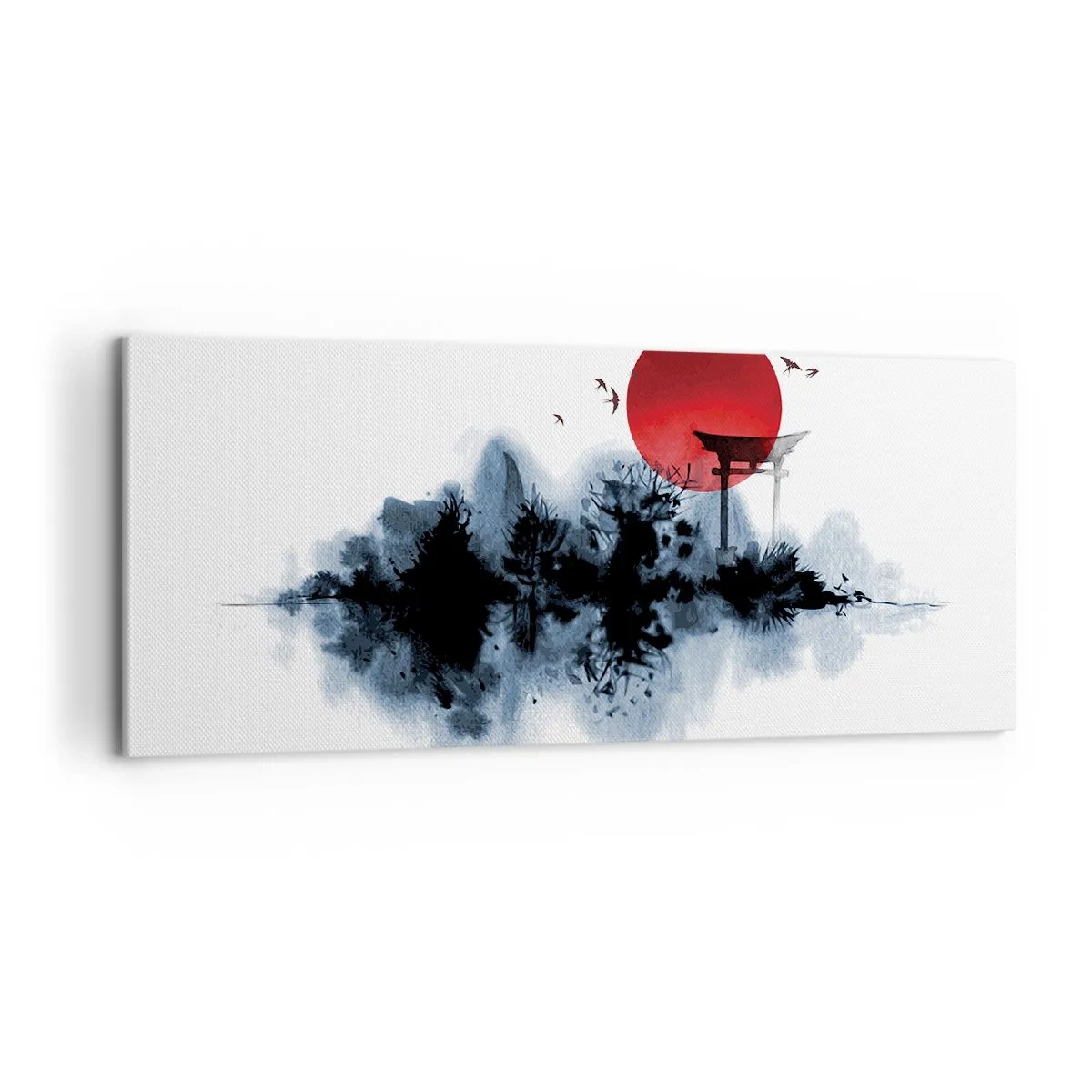 Obraz na plátne - Japonský pohľad - 100x40 cm