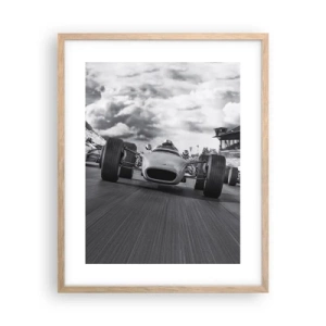 Plagát v ráme zo svetlého duba - Toto je sila! - 40x50 cm