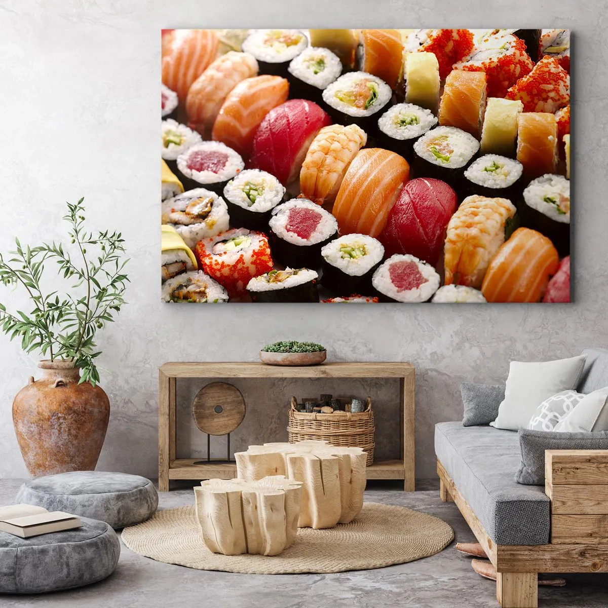 Obraz na plátne - Farby a chute Ázie - 120x80 cm