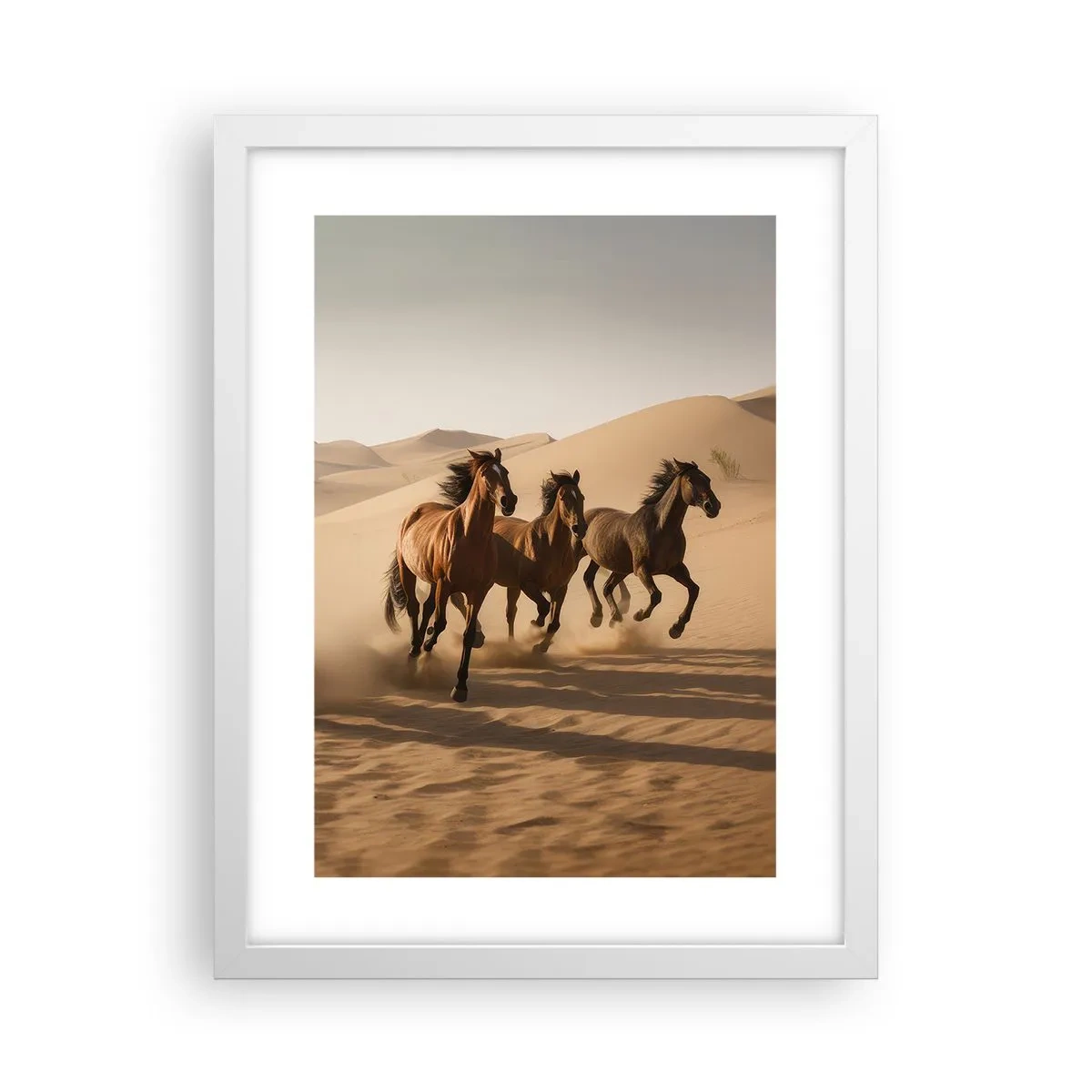 Plagát v bielom ráme - Voľné ako vietor - 30x40 cm