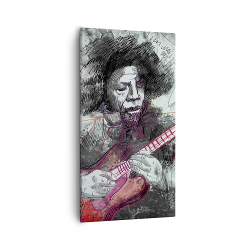 Obraz na plátne - Na vlnách hudby - 55x100 cm