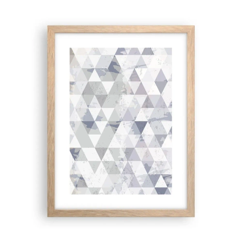 Plagát v ráme zo svetlého duba - V rytme na tri - 30x40 cm