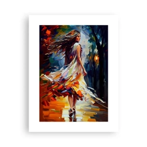 Plagát - Jesenné dievča - 30x40 cm