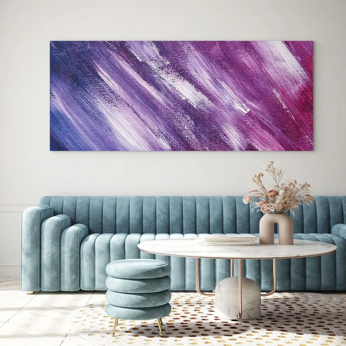 Obraz na skle - Keď fúka slnečný vietor - 140x50 cm
