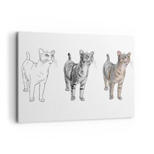 Obraz na plátne - Hodina kreslenia - 100x70 cm