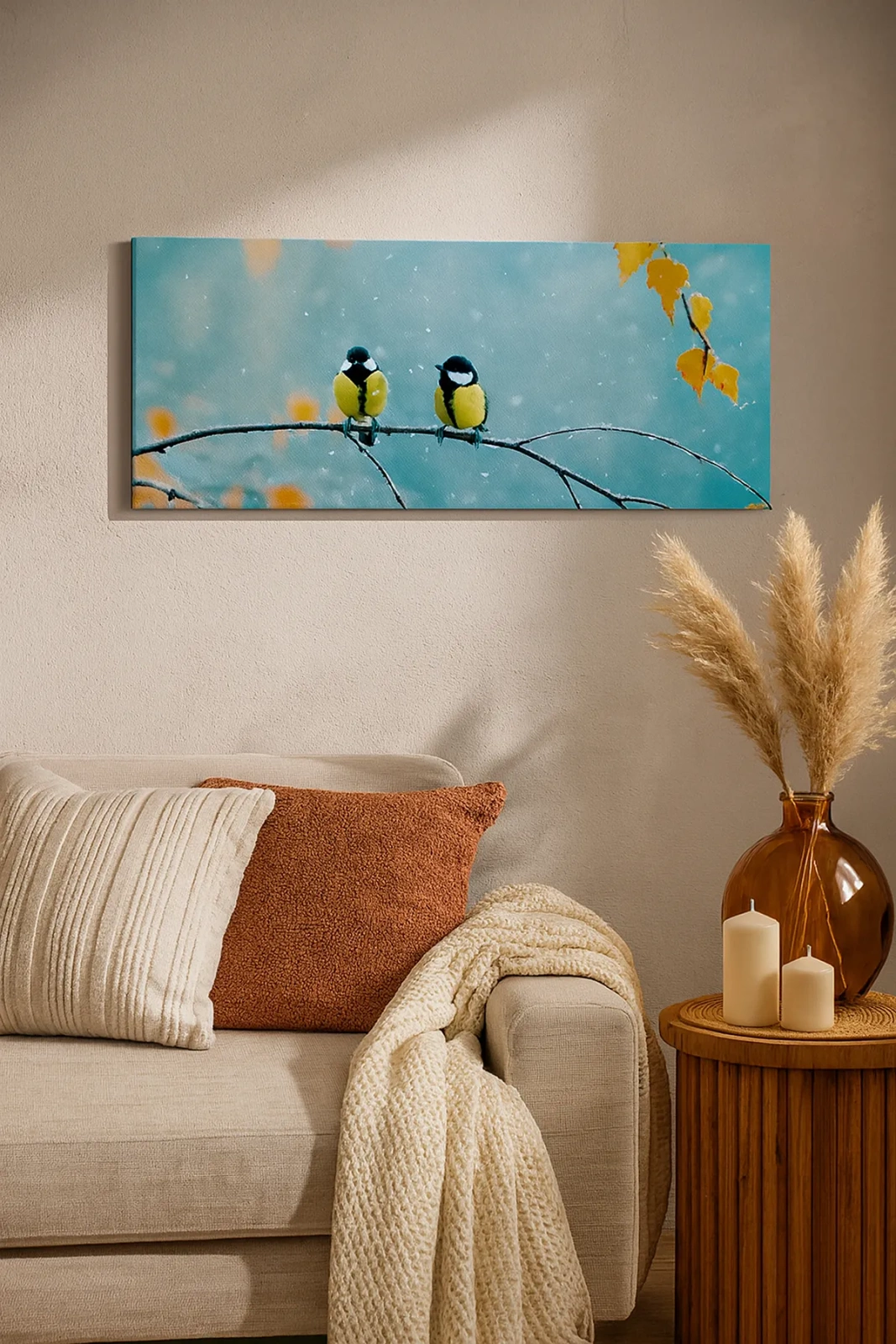 Obraz na plátne - Vtáčie klebety - 30x30 cm