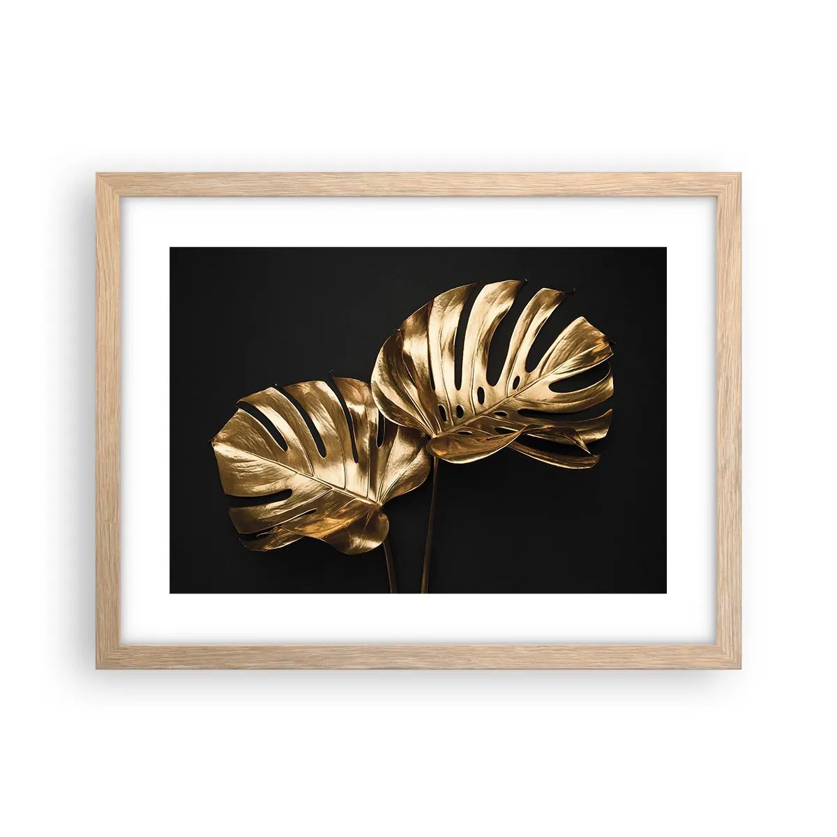 Plagát v ráme zo svetlého duba - Poklady prírody - 40x30 cm