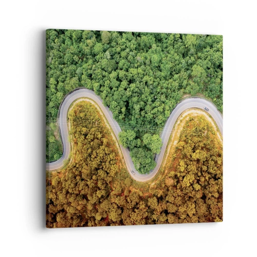 Obraz na plátne - Hranice a prelomy - 40x40 cm