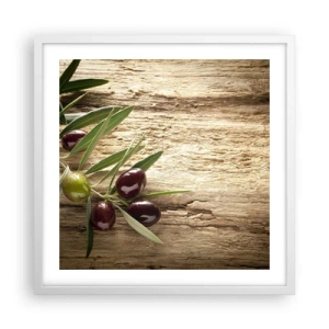 Plagát v bielom ráme - Priamo od prírody - 50x50 cm