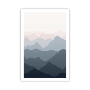 Plagát - Vlny hôr - 61x91 cm