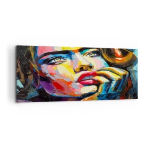 Obraz na plátne - Sny, ako vtáky letia oblohou - 100x40 cm